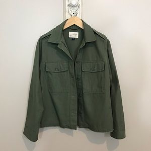 Universal Thread Green Utility Denim Jacket